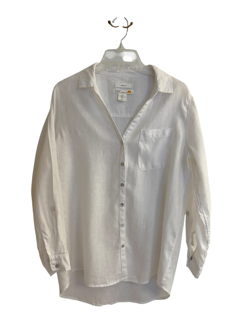 C&C California Linen Shirt Size Small